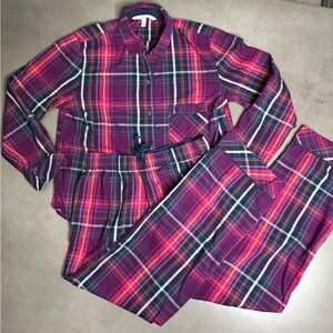 Victoria’s Secret Purple Plaid Pajama Set XS/TP Short
